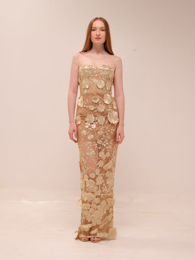 Jasmine Column Gown