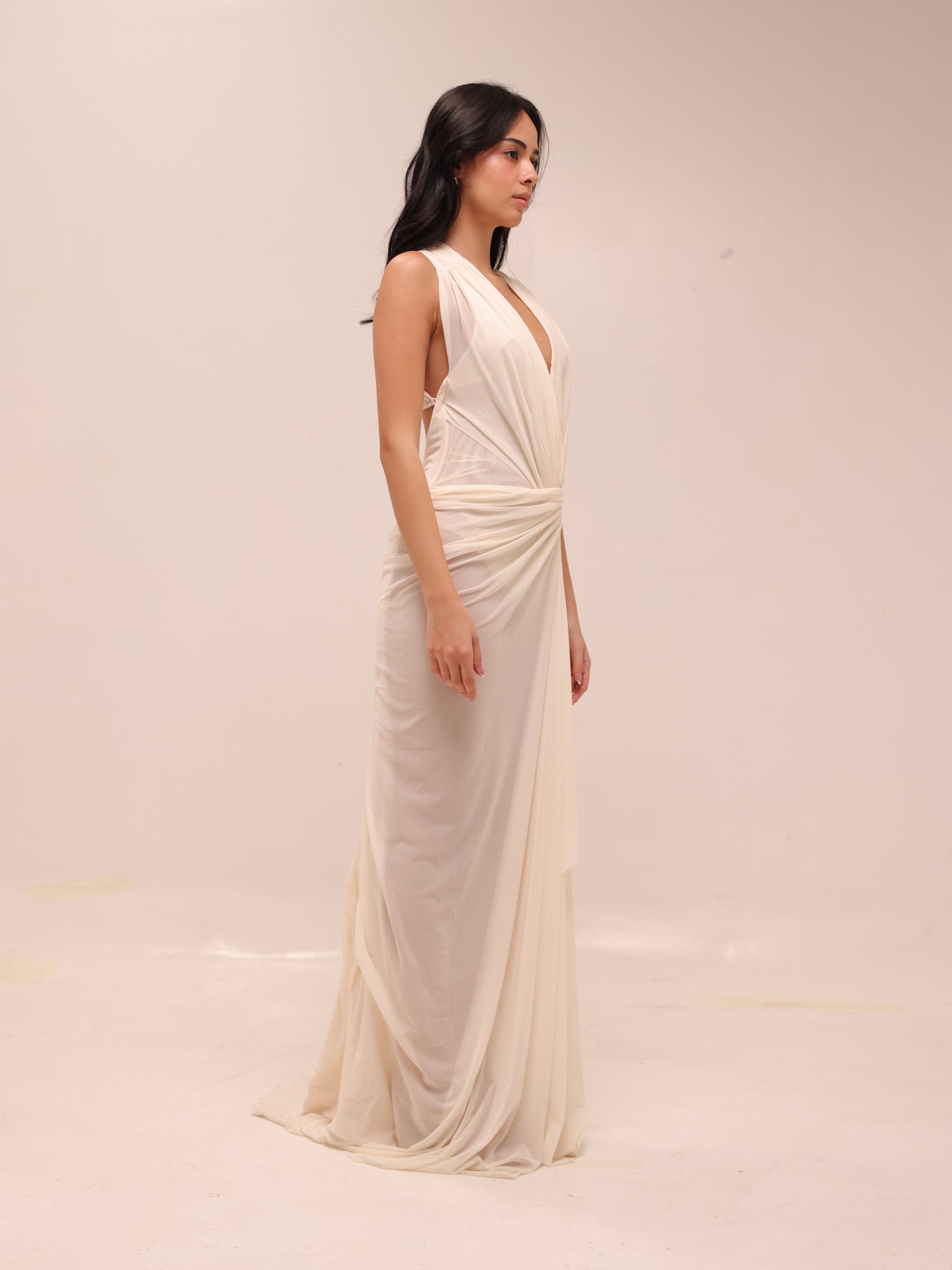 Leia Drape Gown