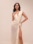 Leia Drape Gown
