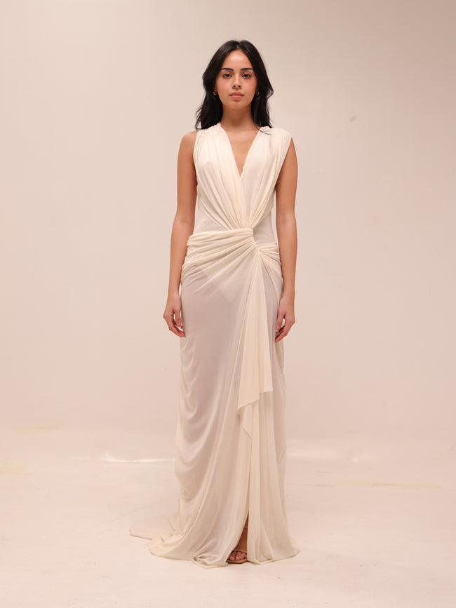 Leia Drape Gown