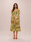 Pineapple Print Dress