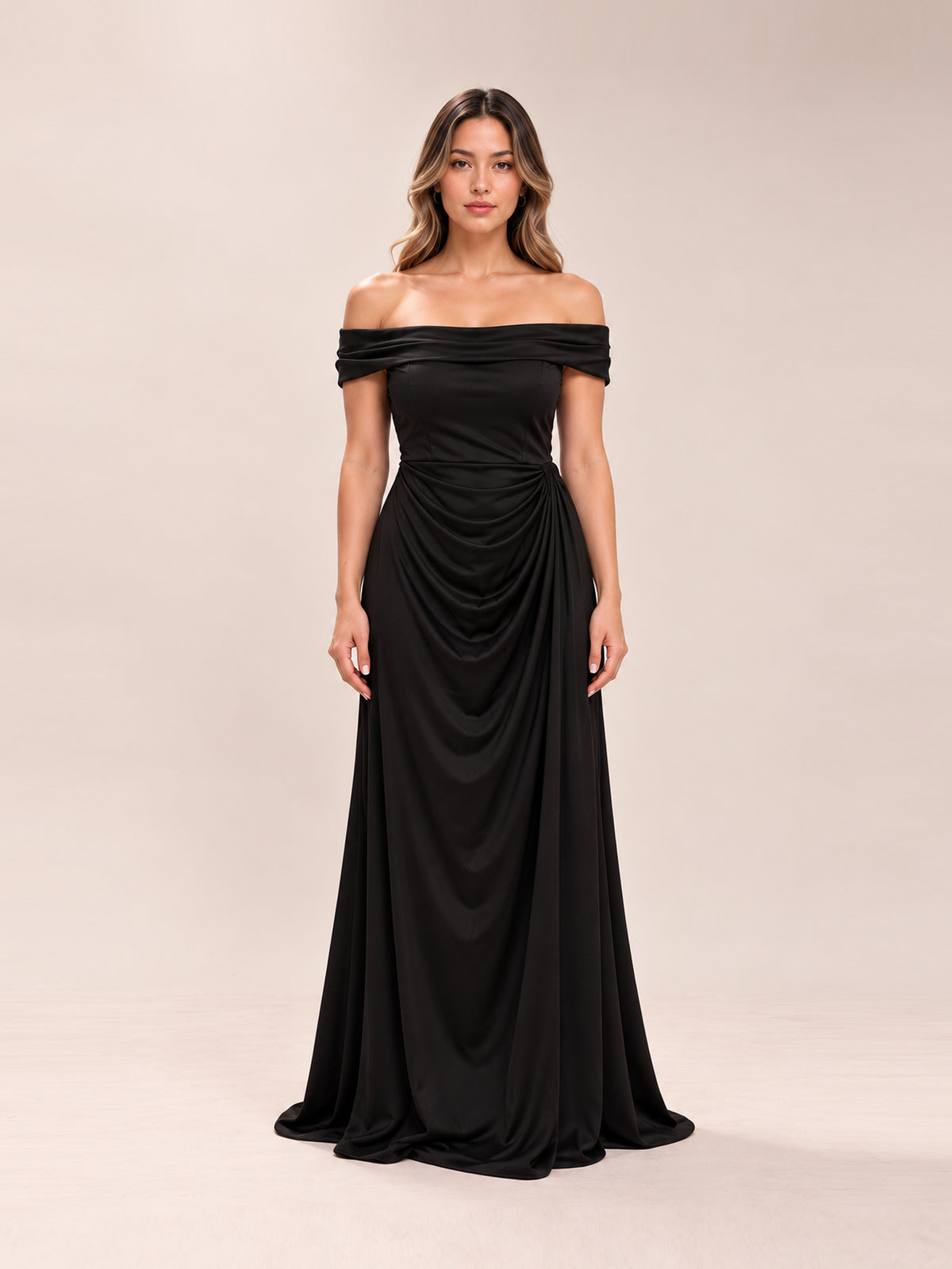 Leandra Black Gown