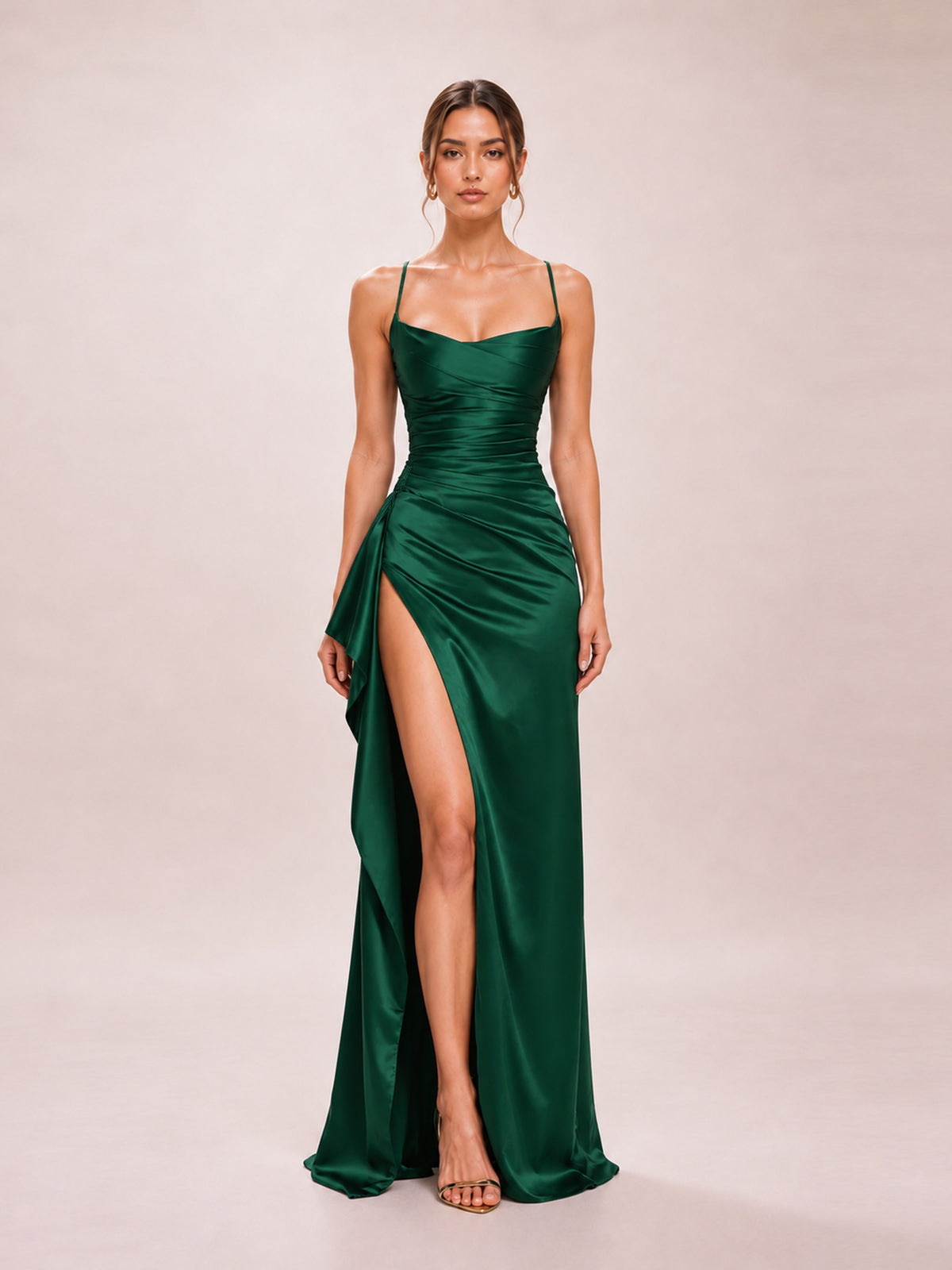 Helen Maxi Dress in Emerald