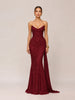Ashika Maxi Dress in Wine Sparkle