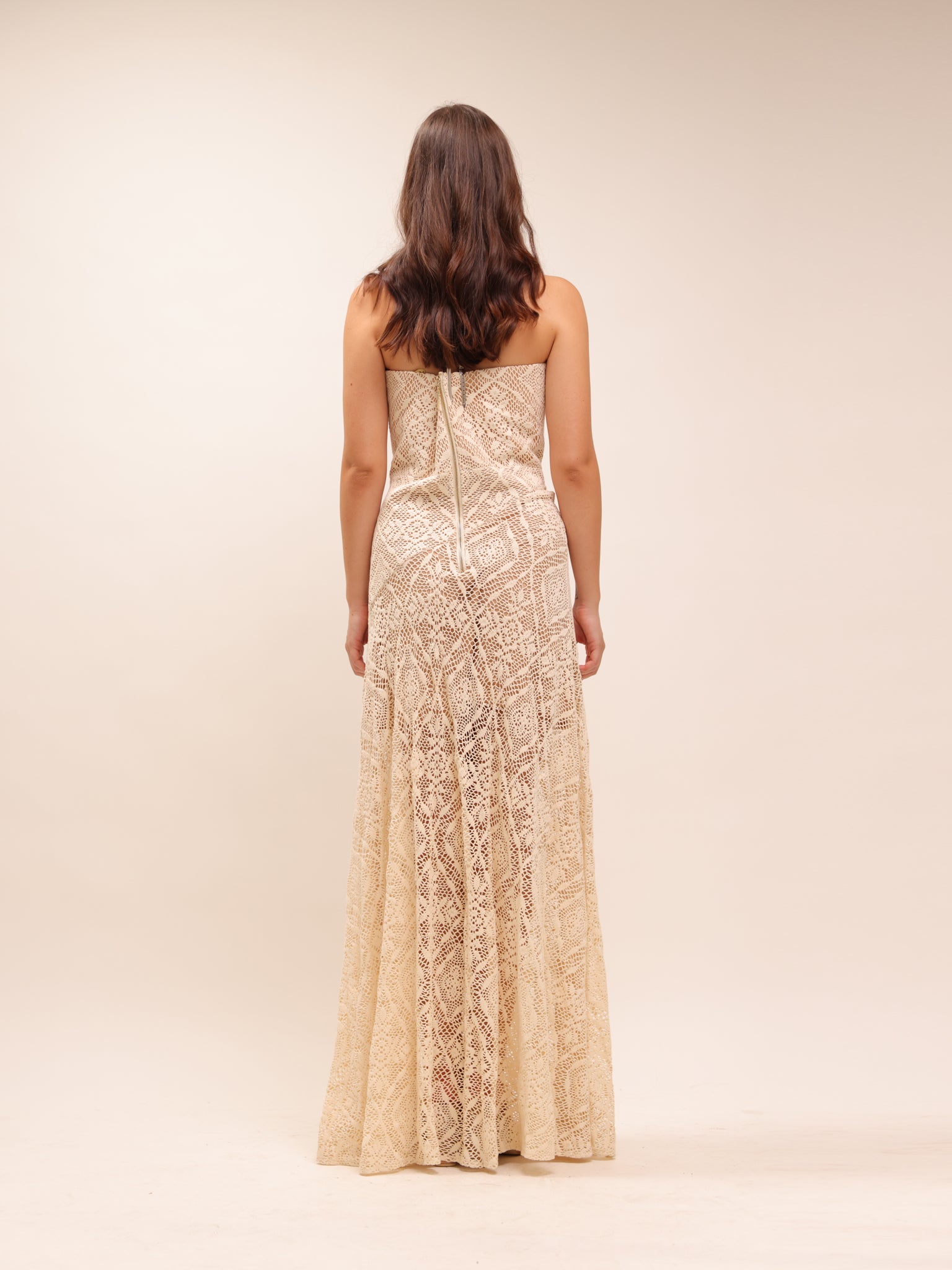 Elena Crochet Gown