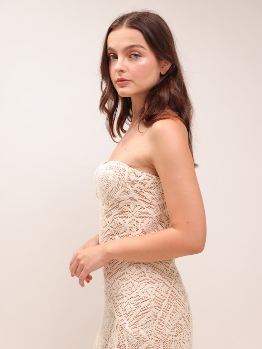 Elena Crochet Gown