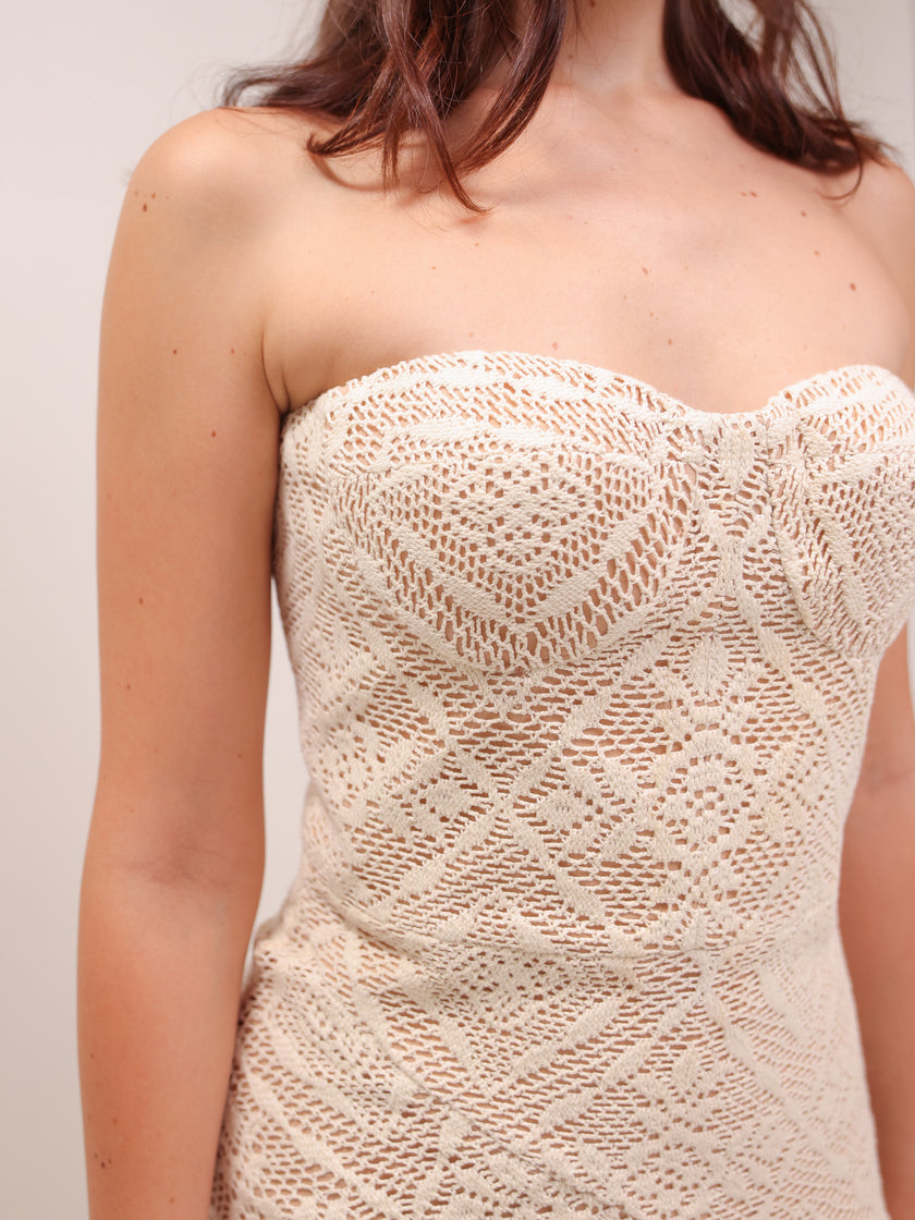 Elena Crochet Gown