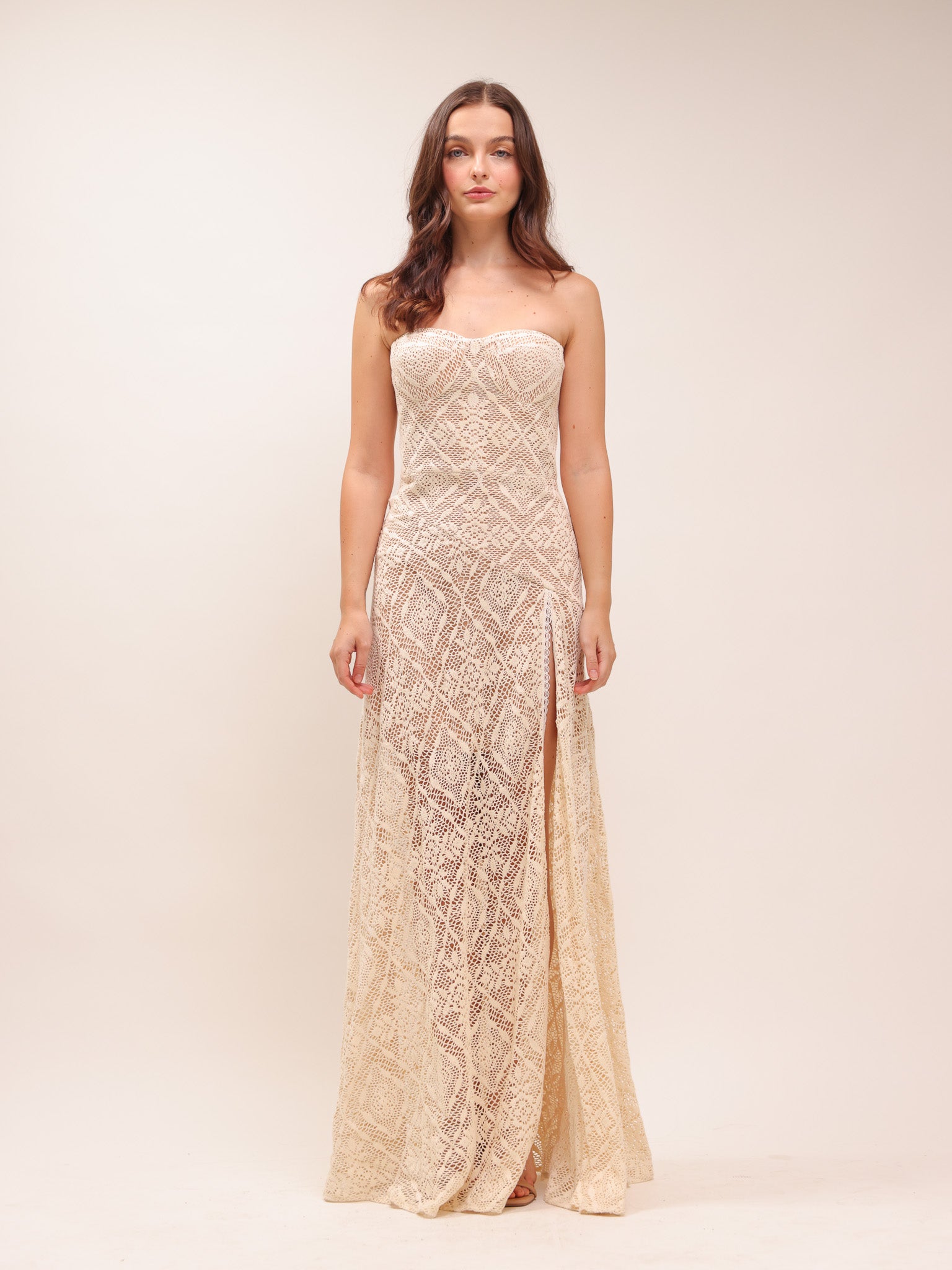 Elena Crochet Gown