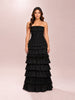 Strapless Taffeta Gown Dress