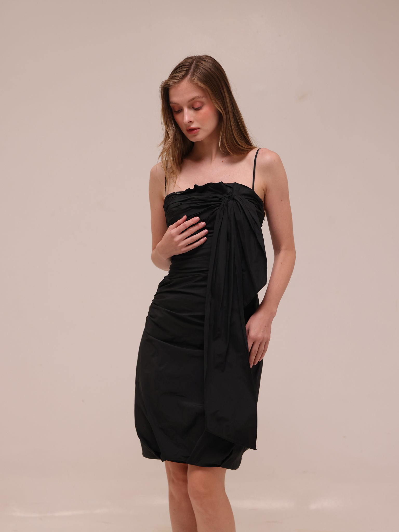 Bubble Dress in Black