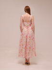 Esra Printed Midi Dress