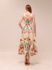Tulip Fusion Fit & Flare Midi Dress