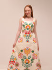 Tulip Fusion Fit & Flare Midi Dress