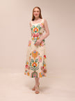 Tulip Fusion Fit & Flare Midi Dress