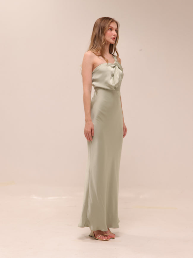 Greta Maxi Dress in Olive