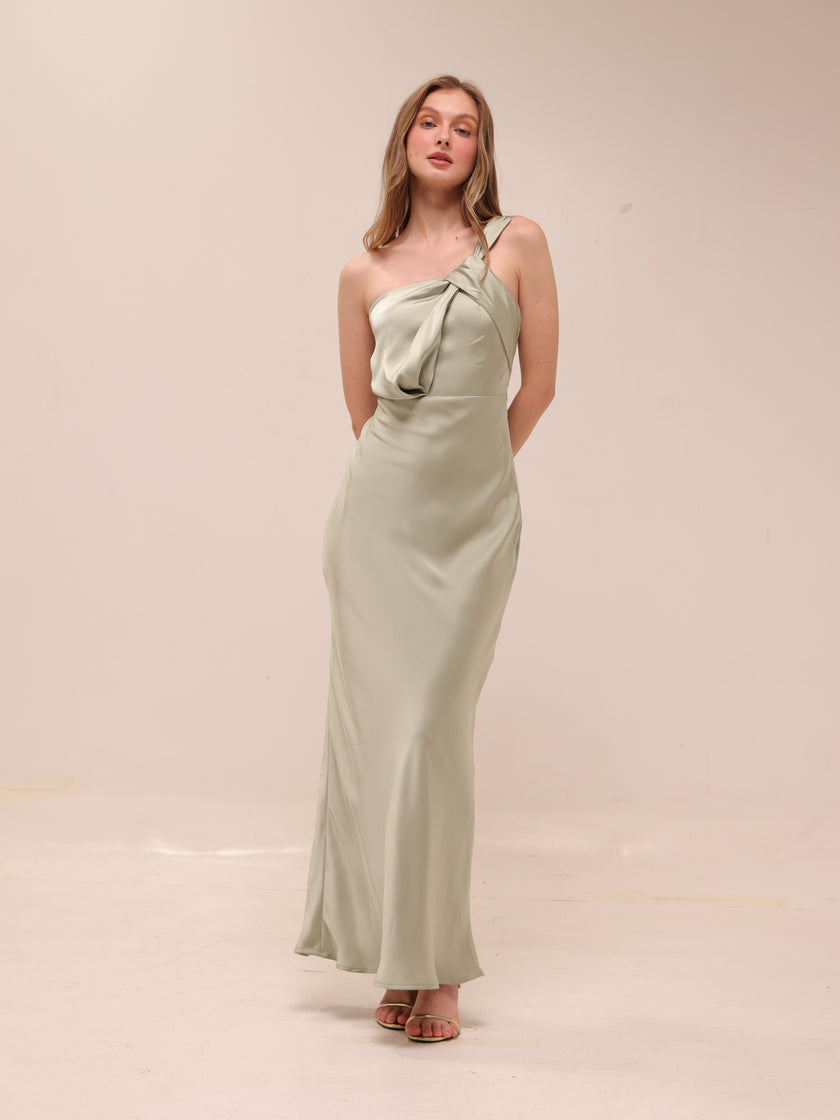 Greta Maxi Dress in Olive