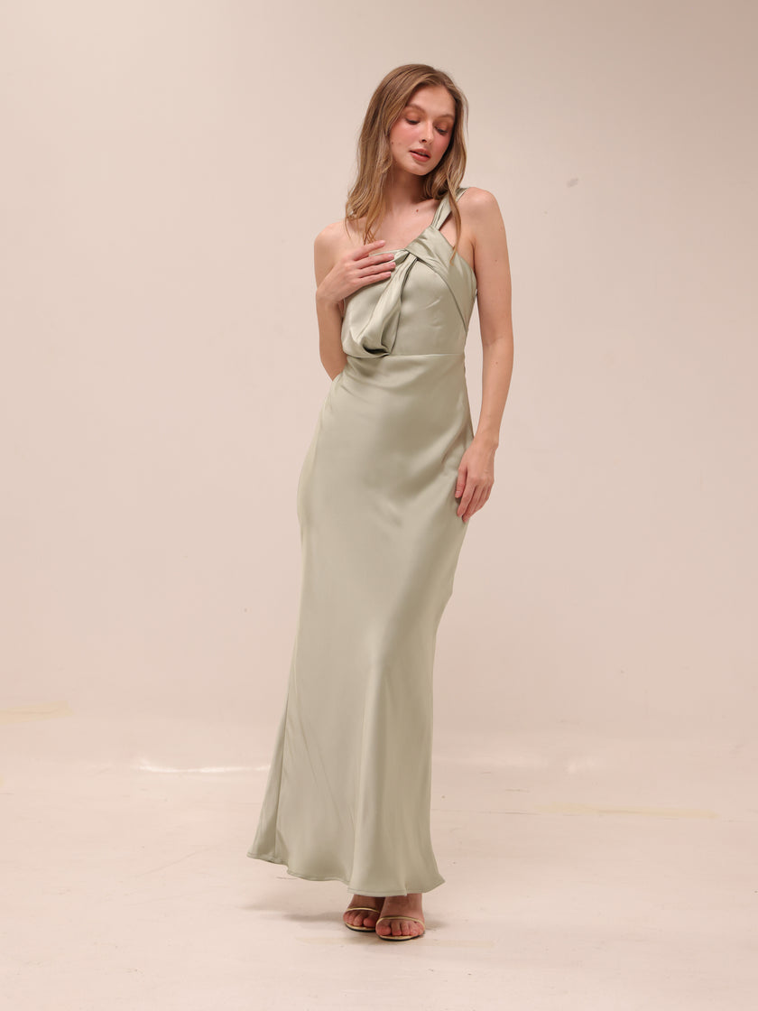 Greta Maxi Dress in Olive
