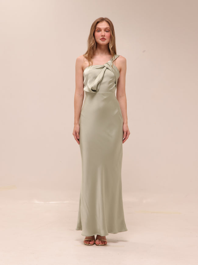 Greta Maxi Dress in Olive