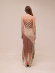 Meadow Patchwork Slip Midi Dress