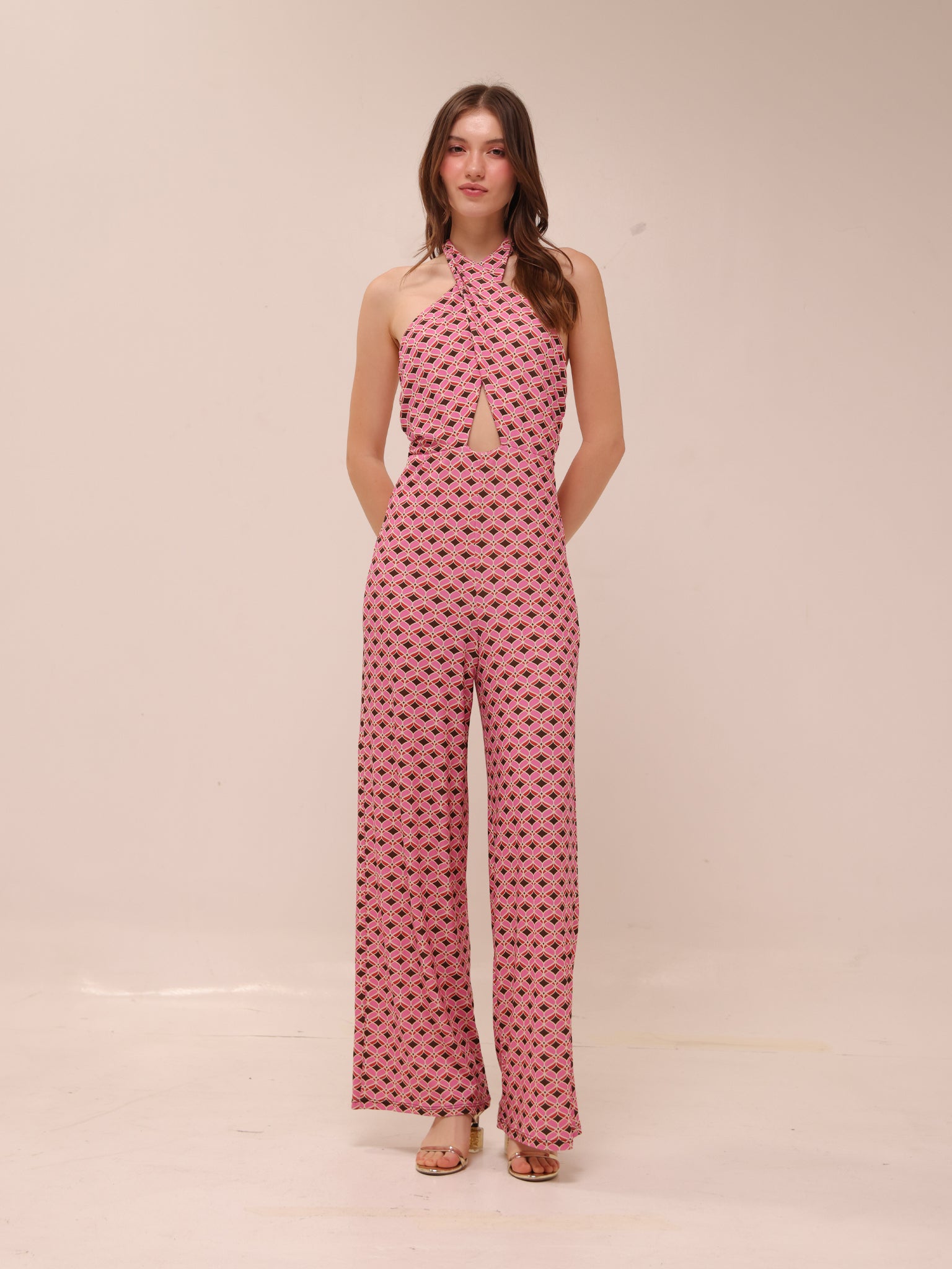 Pink Mosaic Jumpsuit