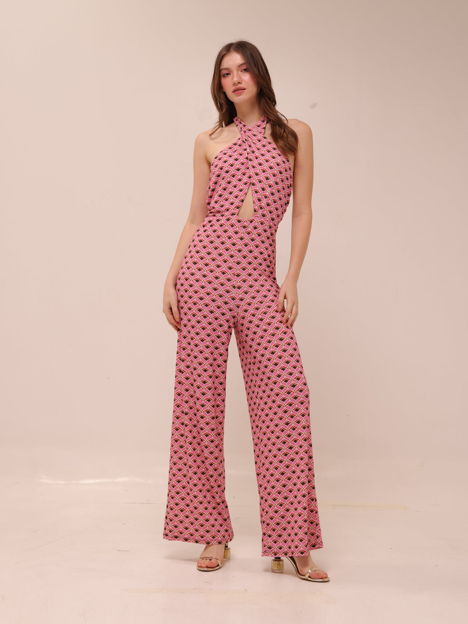 Pink Mosaic Jumpsuit