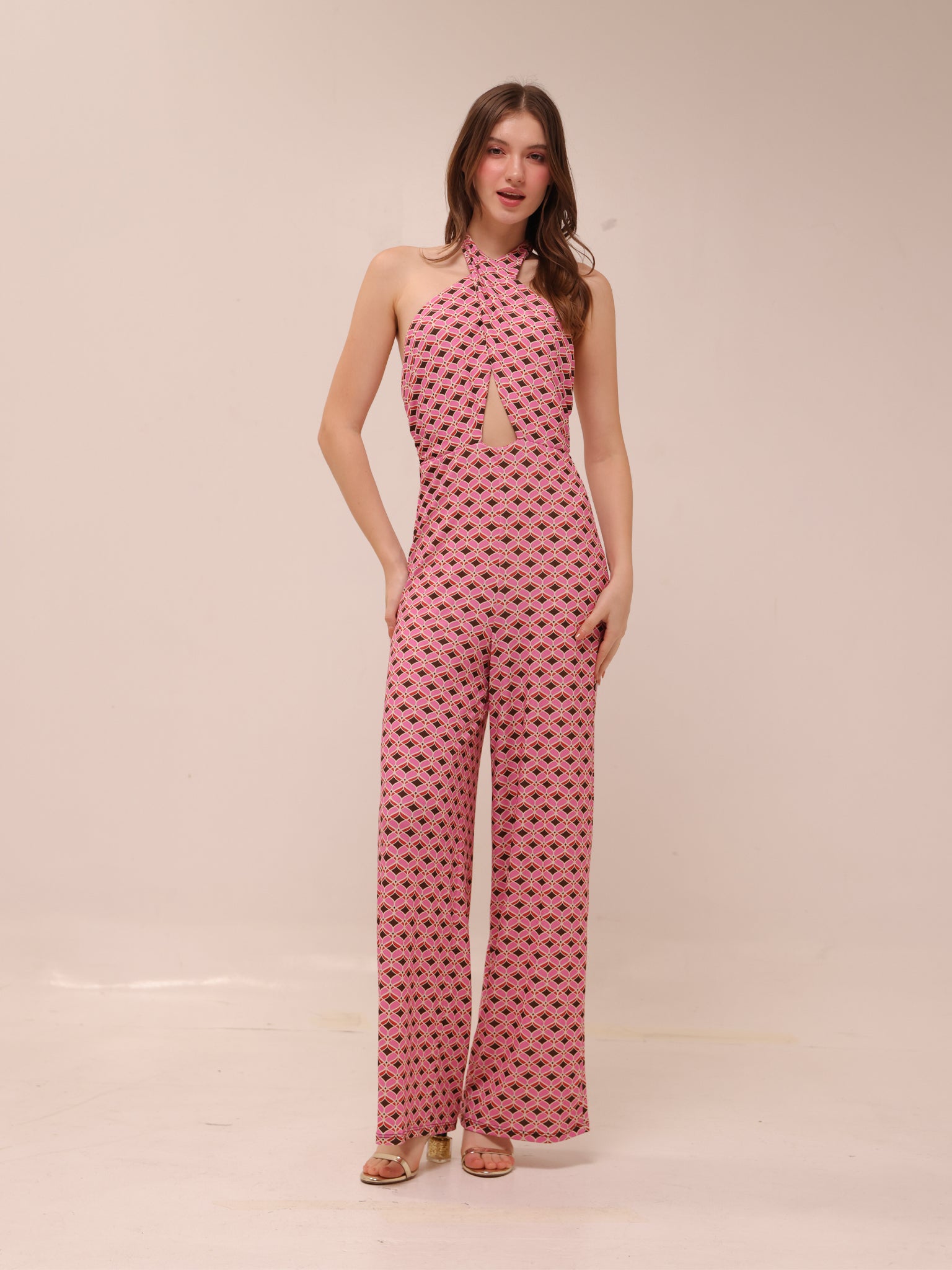 Pink Mosaic Jumpsuit