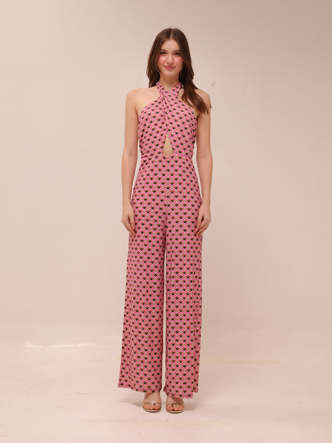 Pink Mosaic Jumpsuit