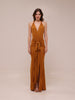 Draped Viscose Long Halter Dress