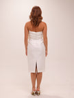 Strapless Front Bow Cocktail Dress