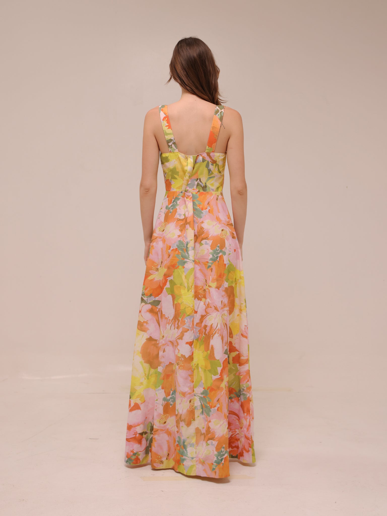 Goldie Maxi Dress in Floral Confetti