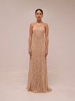 Opaline Beaded Gown