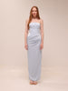 Strapless Corset Column Gown