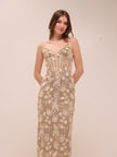 Lace Corset Midi Dress