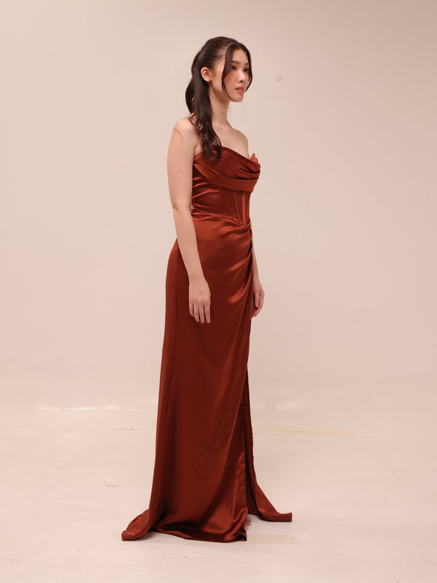 Rosso Corset Gown