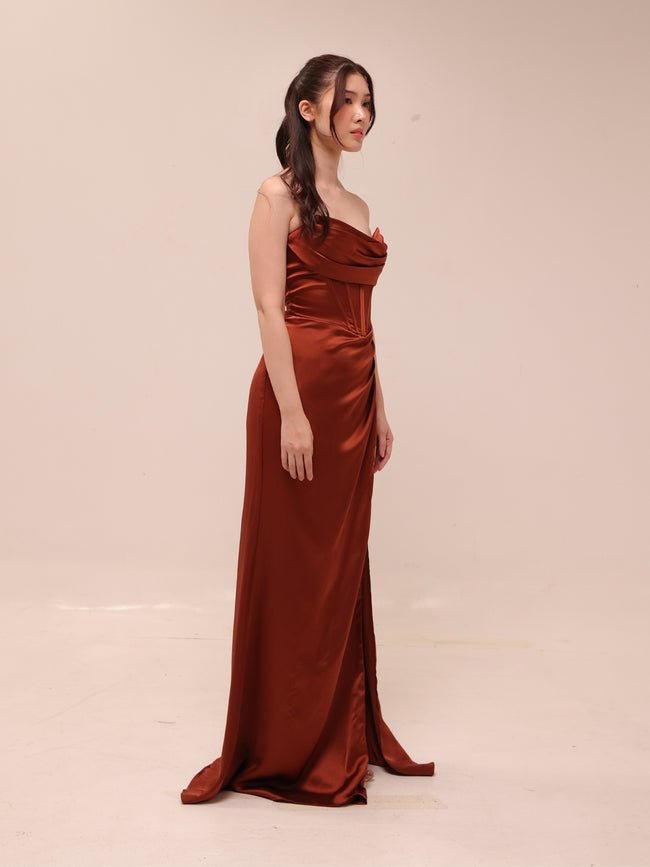 Rosso Corset Gown