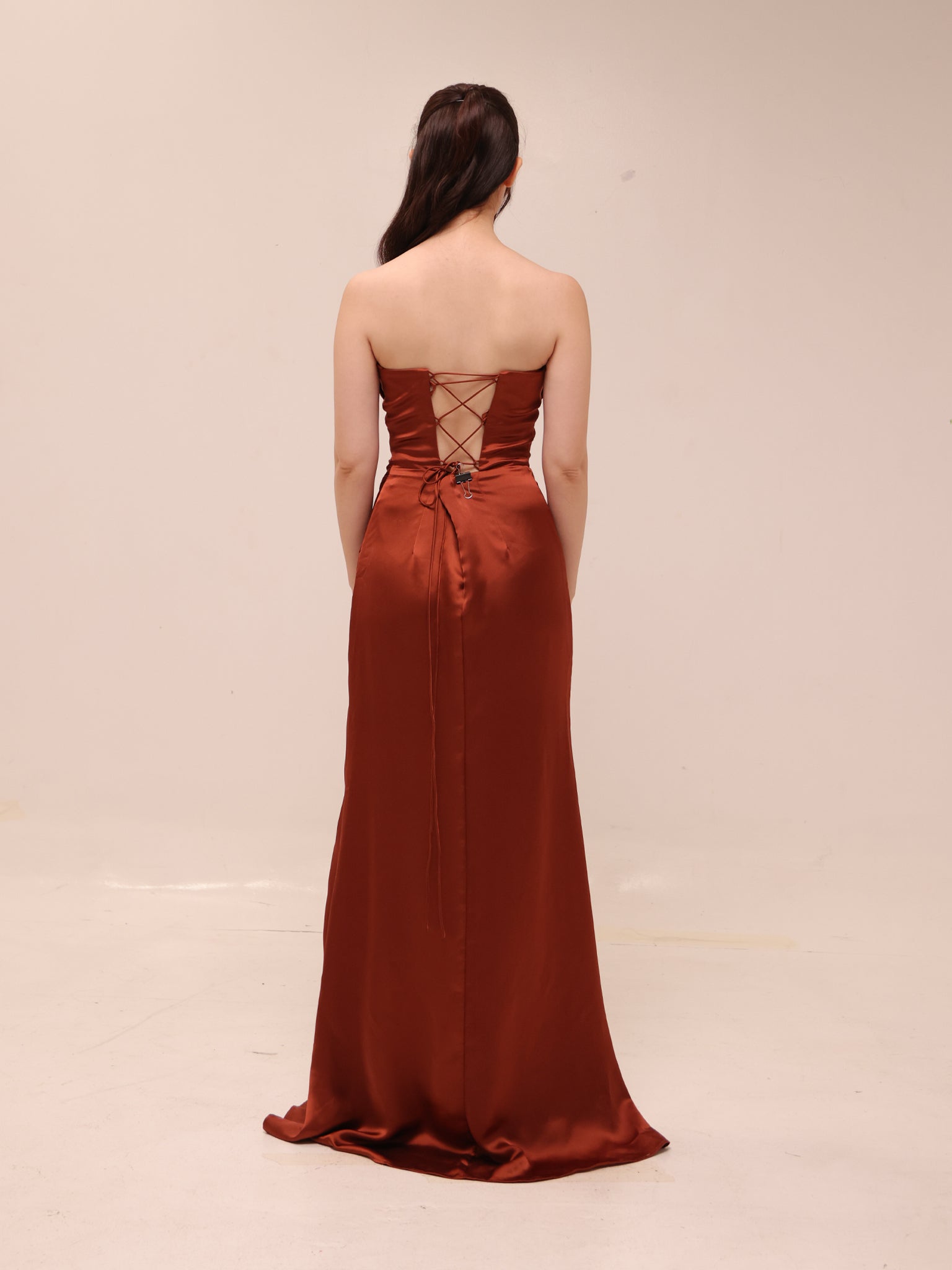 Rosso Corset Gown