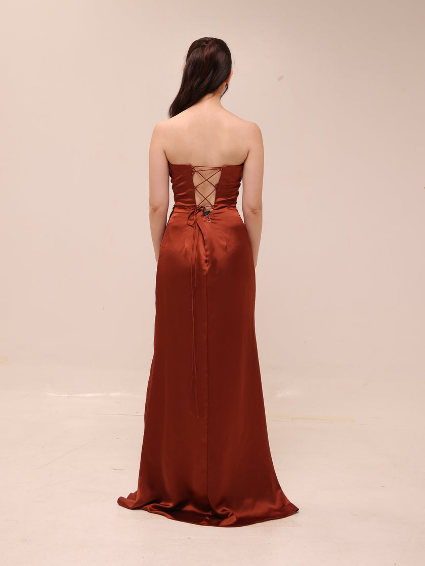 Rosso Corset Gown
