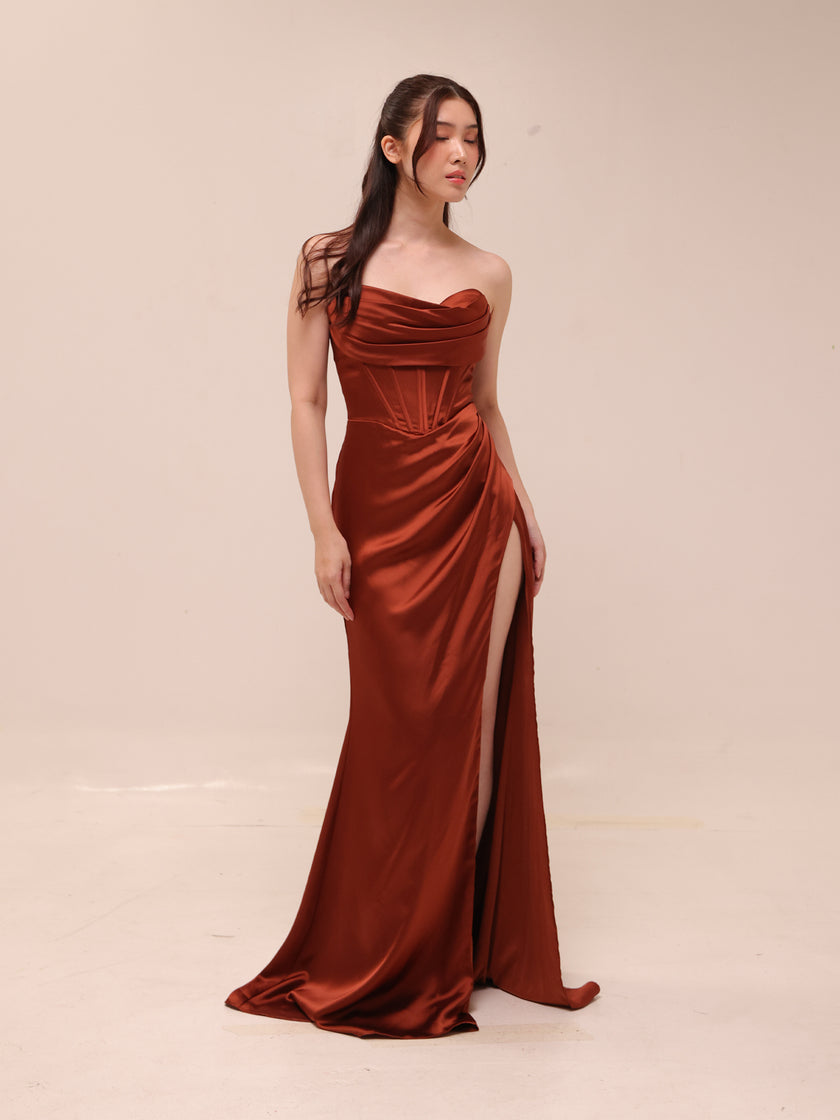 Rosso Corset Gown