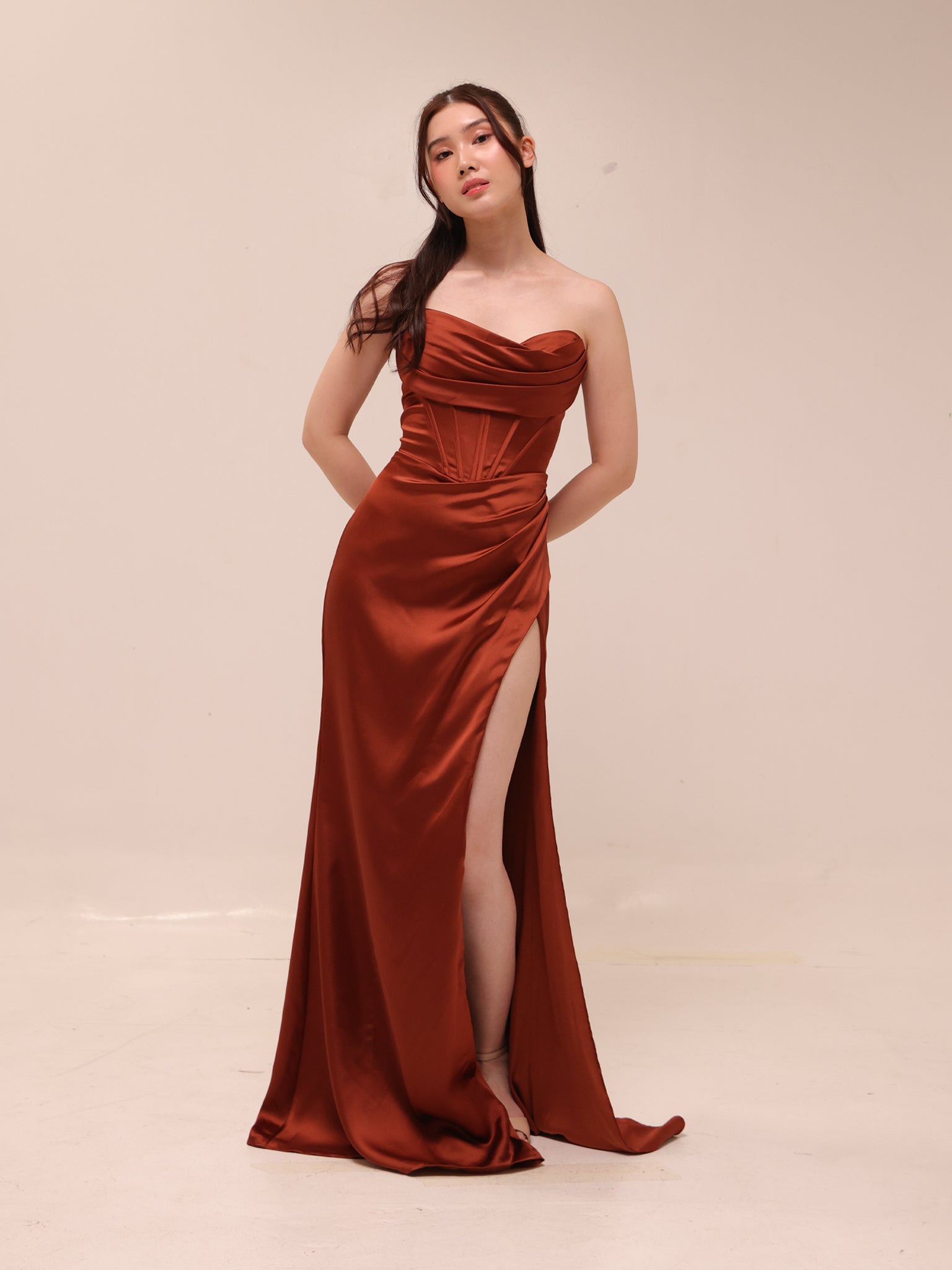 Rosso Corset Gown