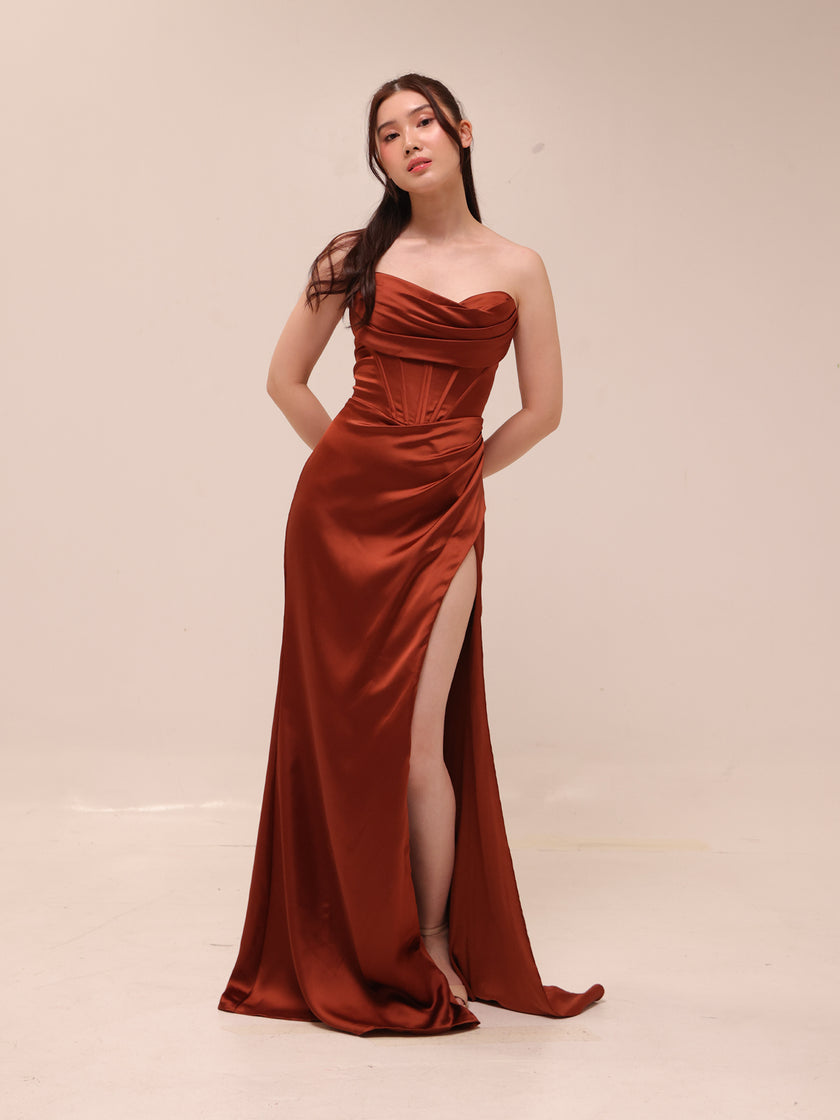 Rosso Corset Gown