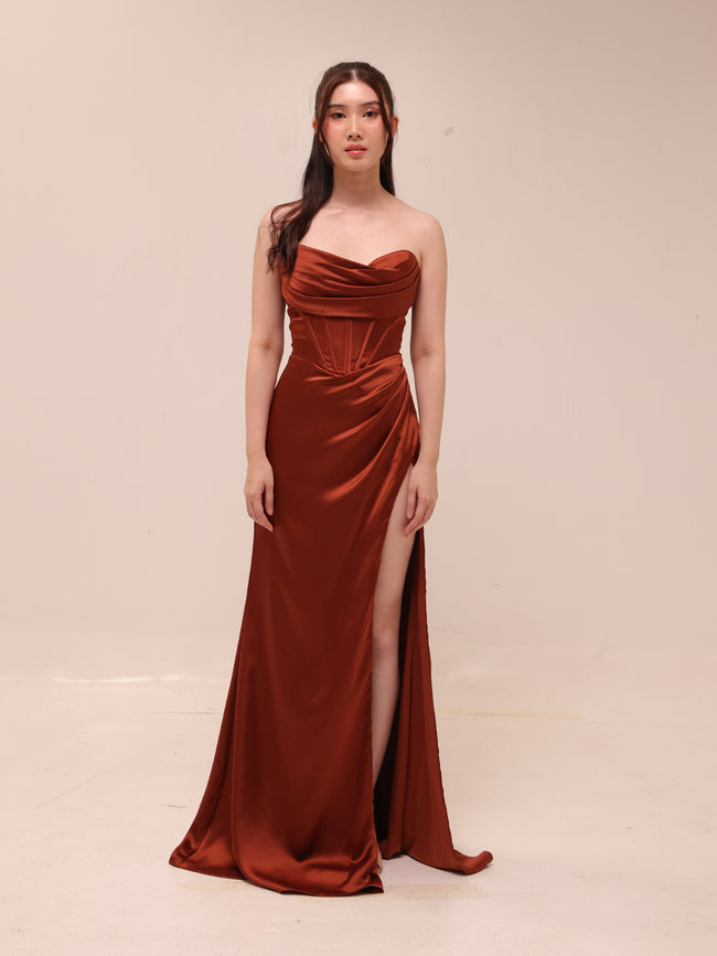 Rosso Corset Gown