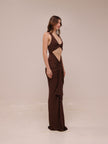 Vivenda Drape Front Dress