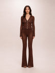 Open-Knit Long Sleeve and Pants