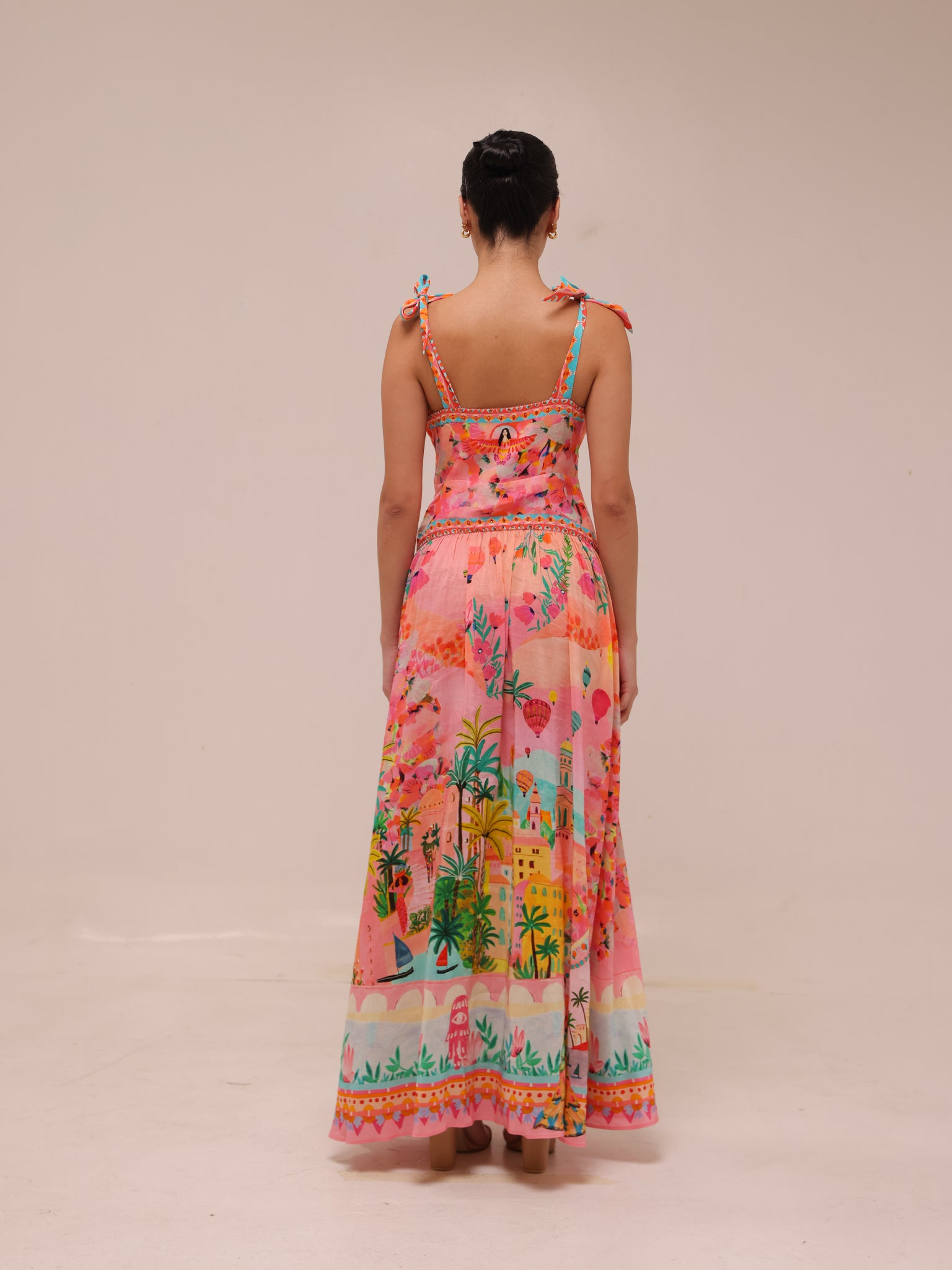 Tie Shoulder Dress Sister Sunset
