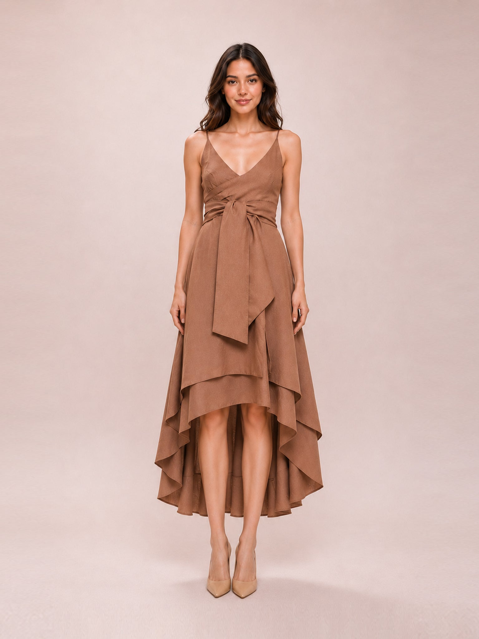 Vision of You Tiered Midi Dress
