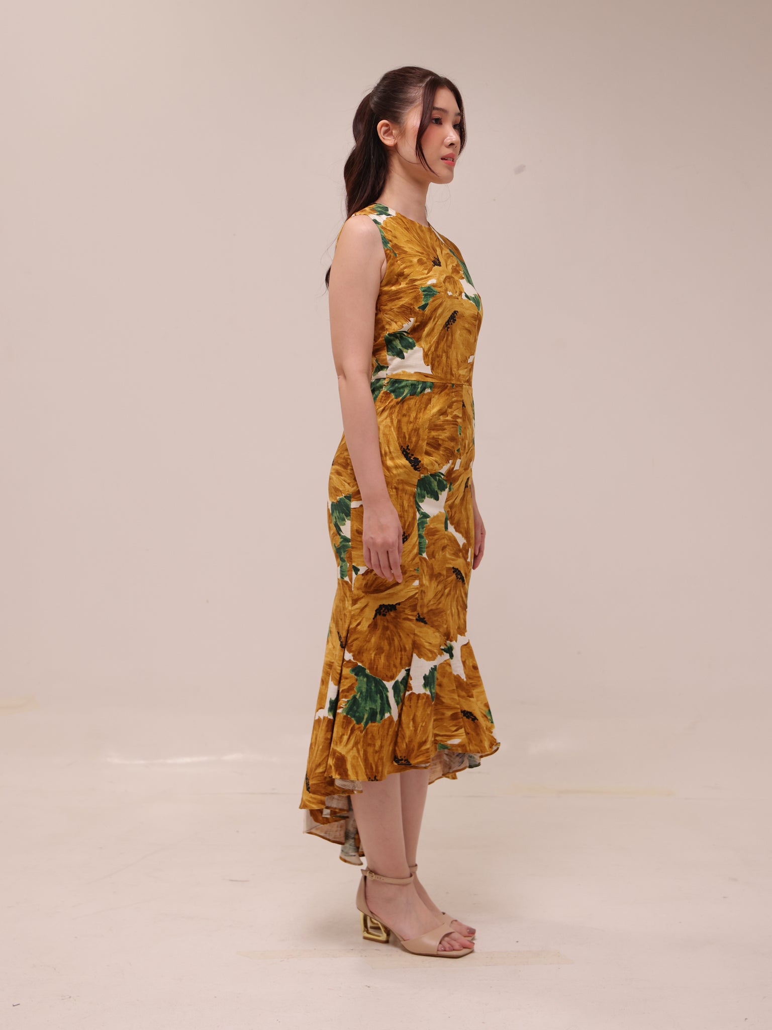 Solara Floral Midi Dress