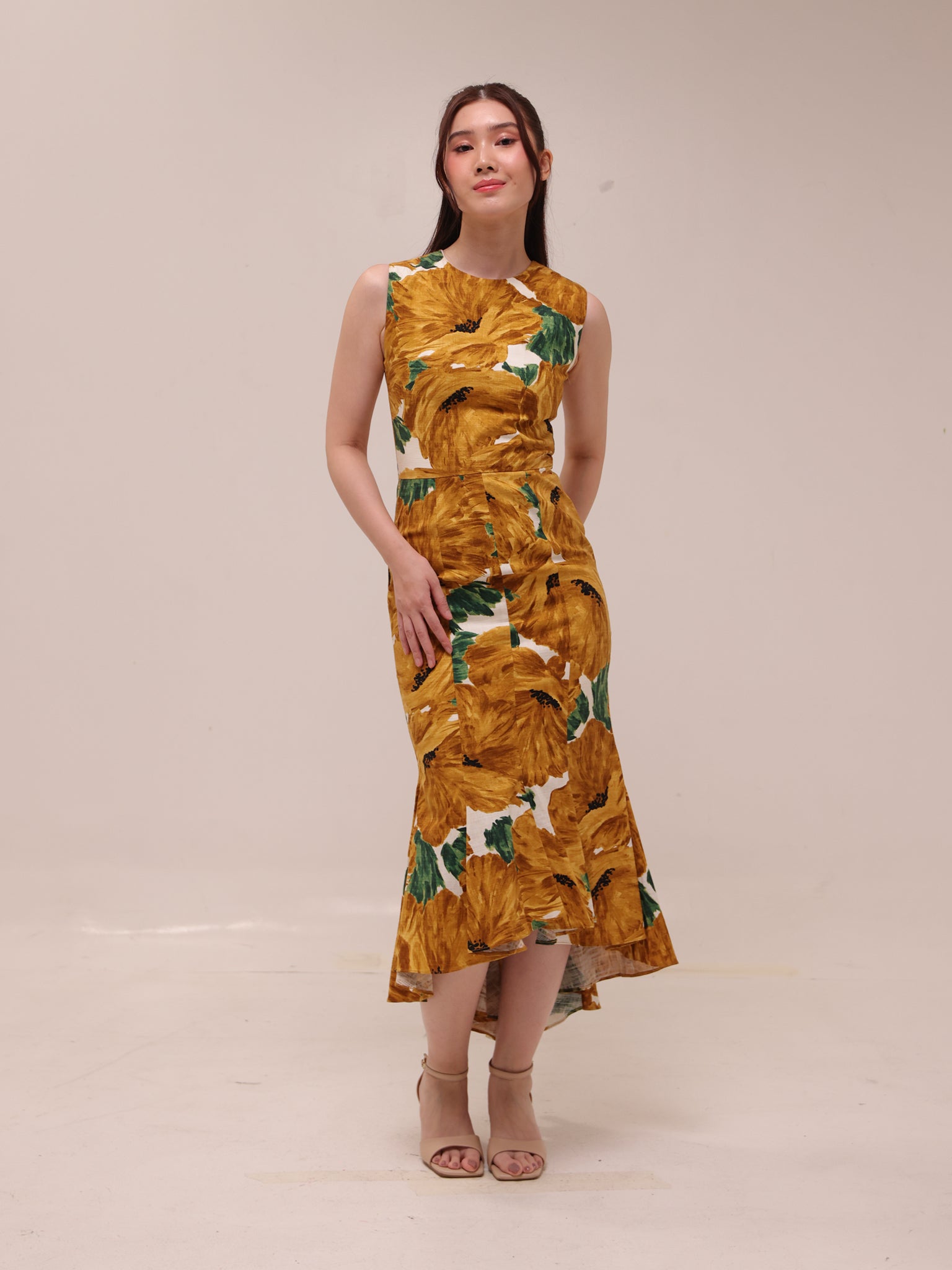 Solara Floral Midi Dress