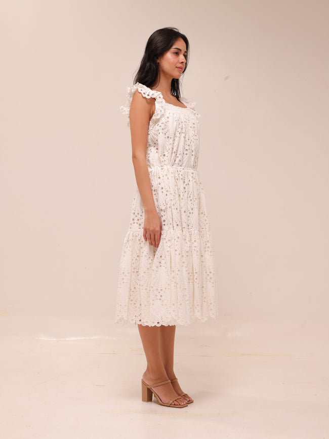 Flutter Midi Dress