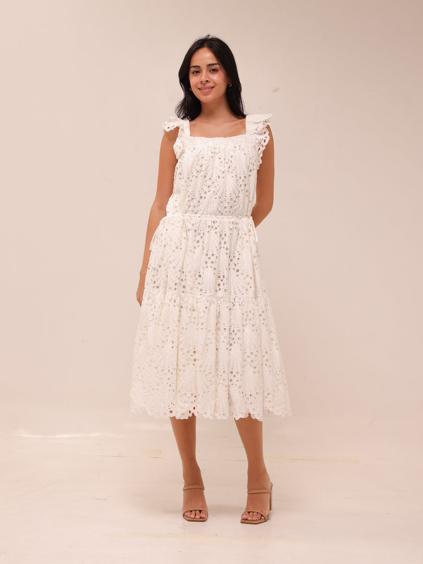 Flutter Midi Dress