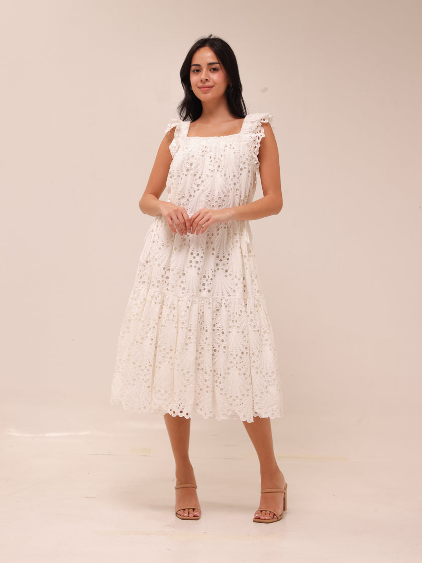 Flutter Midi Dress